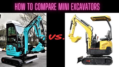 mini excavator comparison|most powerful mini excavator.